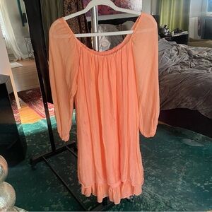 Elegant Silk Off-Shoulder Dress